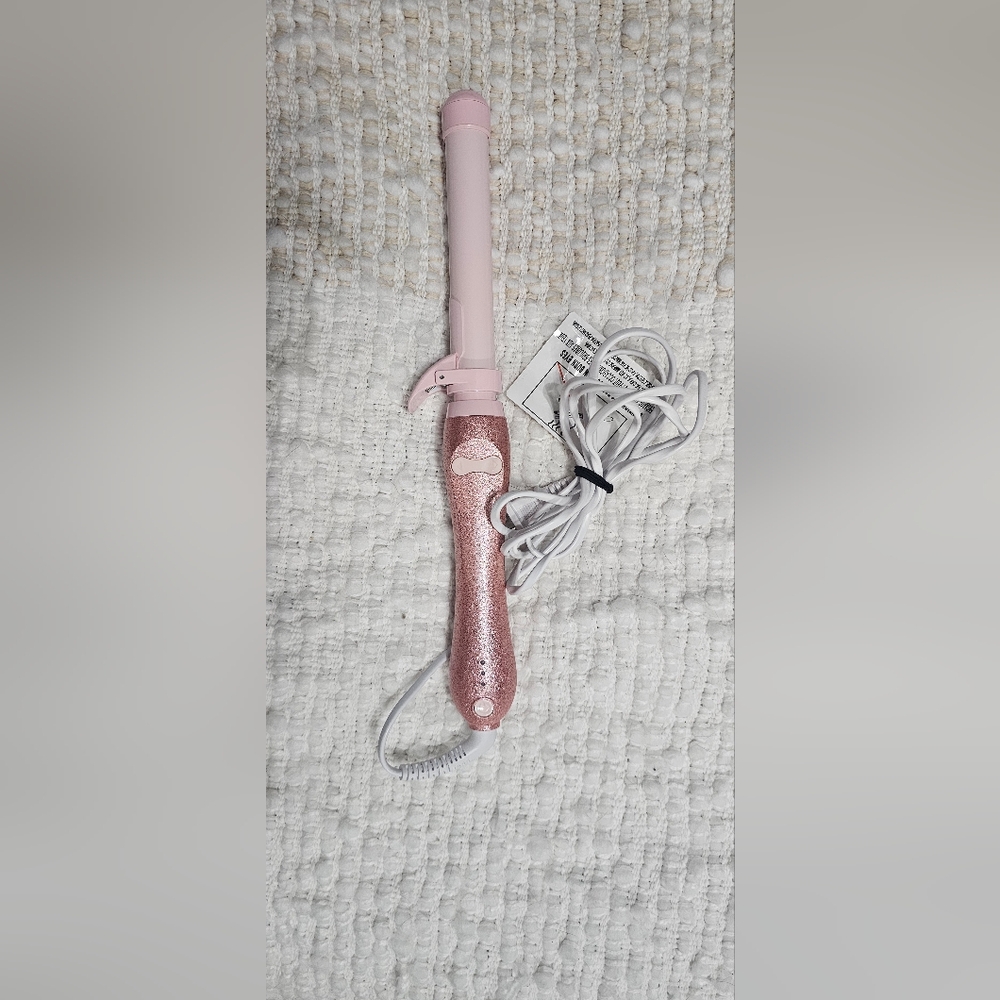 Beachwaver B1 Pink Glitter Curling Iron